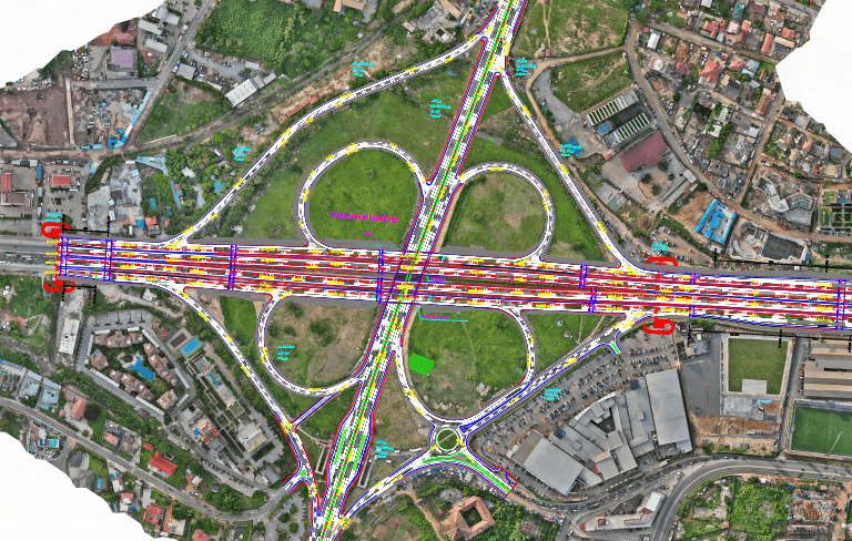 Proposed design of the Tetteh Quarshie Interchange